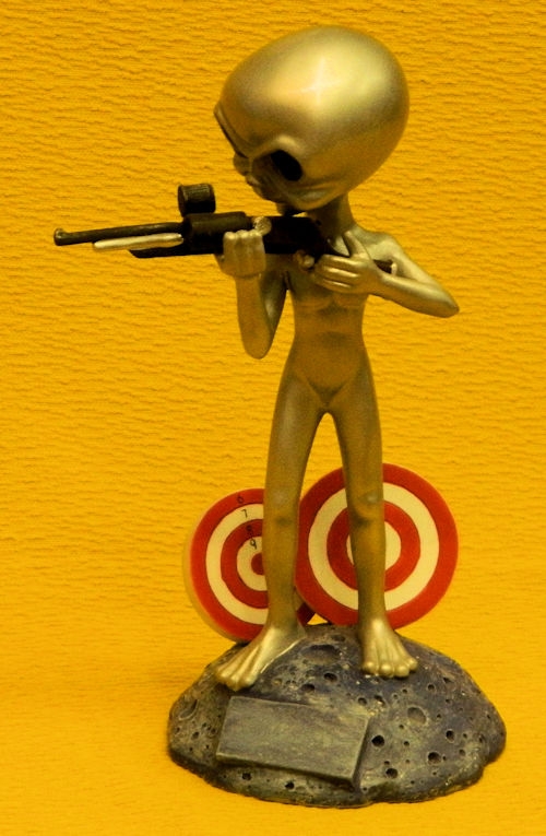 Lustige Schützenfigur