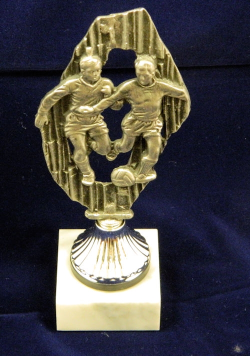 Metallfigur Fußball