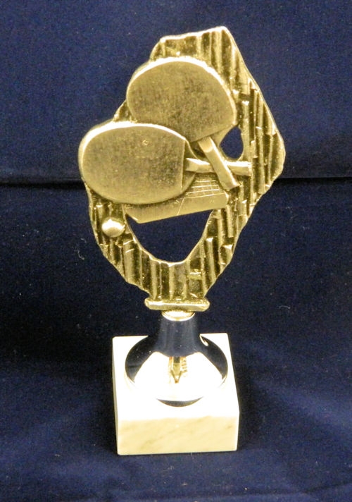 Metallfigur Tischtennis