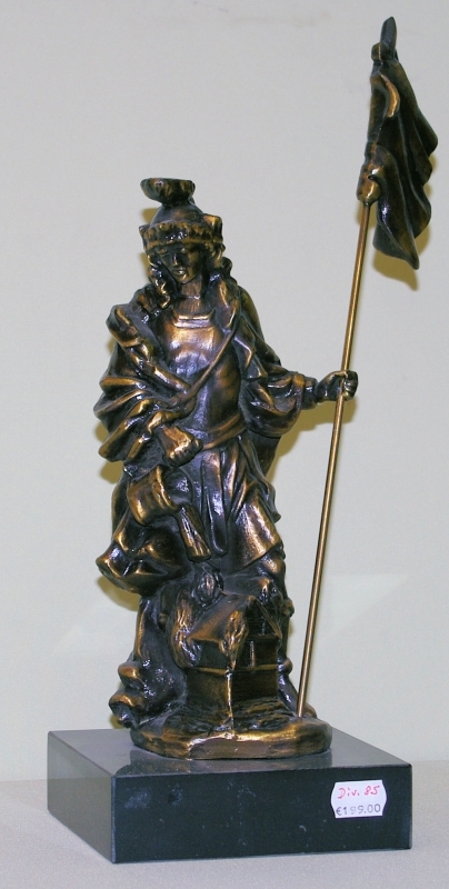 Bronzefigur Florian