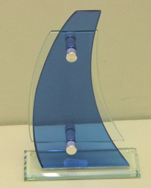 Glaspreis Segel blau