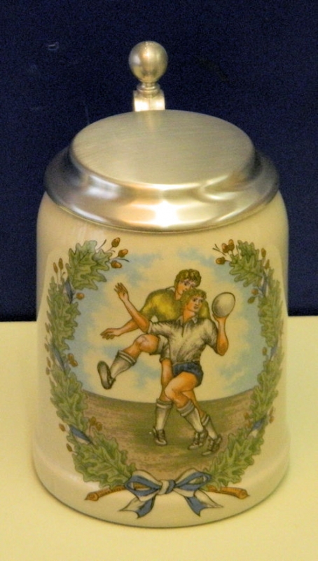 Bierkrug Handball