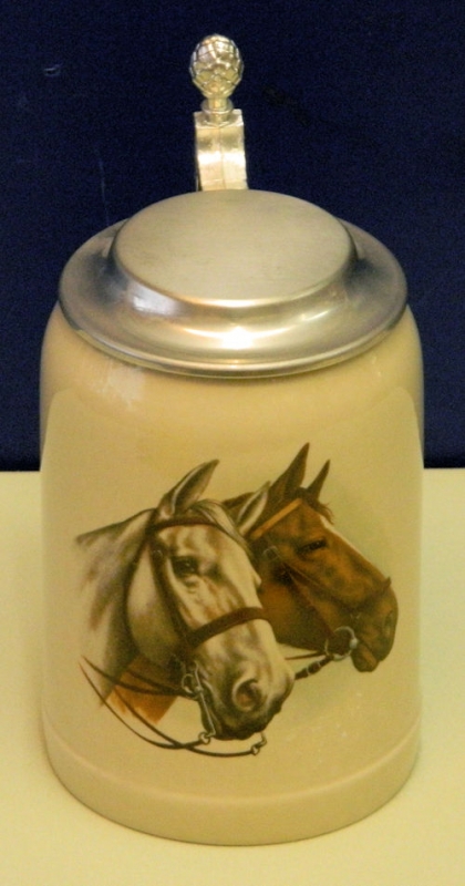 Bierkrug Pferde