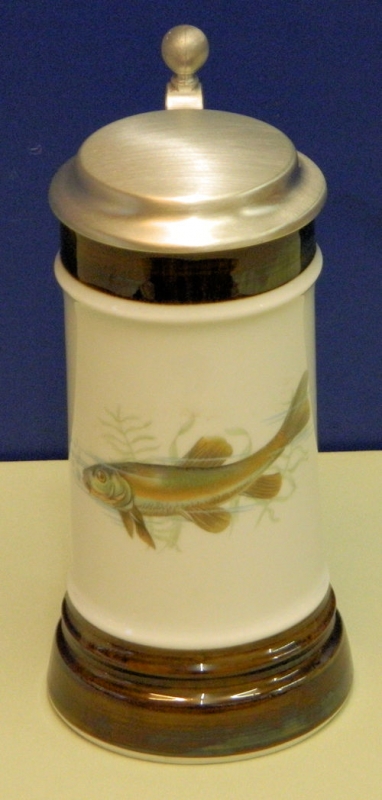 Porzellankrug Fisch